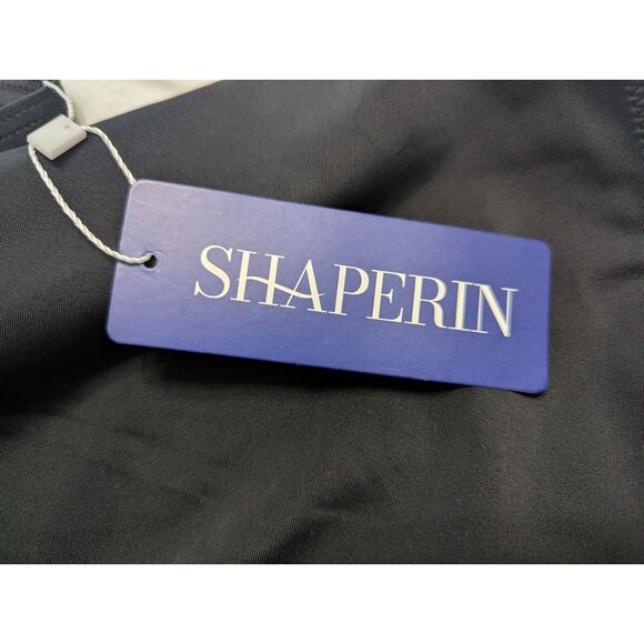 ✨ SHAPERIN Deep V Tummy Control One Piece Swimsuit Black Size M ✨ NWT - Picture 7 of 7